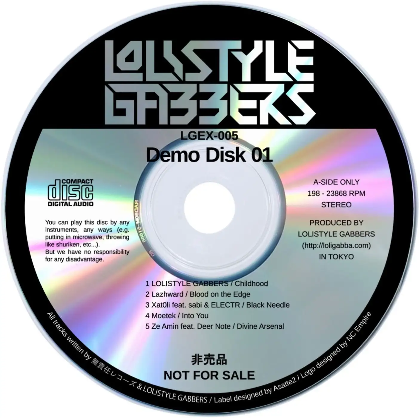 Demo Disk 01 ジャケット